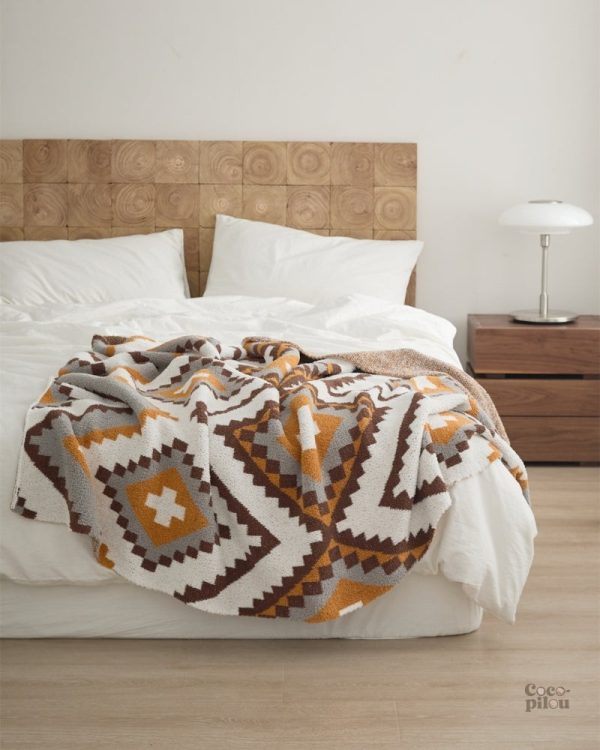 Couverture chaude en duvet, idéale pour l'hiver