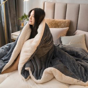 Couverture en laine élégante, parfaite pour ajouter du style