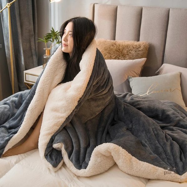 Couverture en laine élégante, parfaite pour ajouter du style