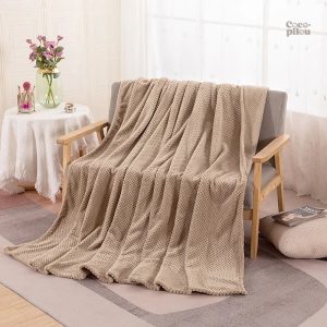 Couverture en velours douce et confortable