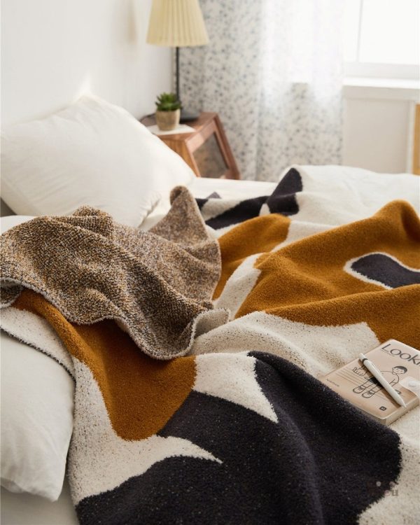 Plaid Pilou Pilou en fausse fourrure confortable
