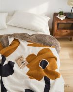 Plaid moelleux en fausse fourrure pour les soirées