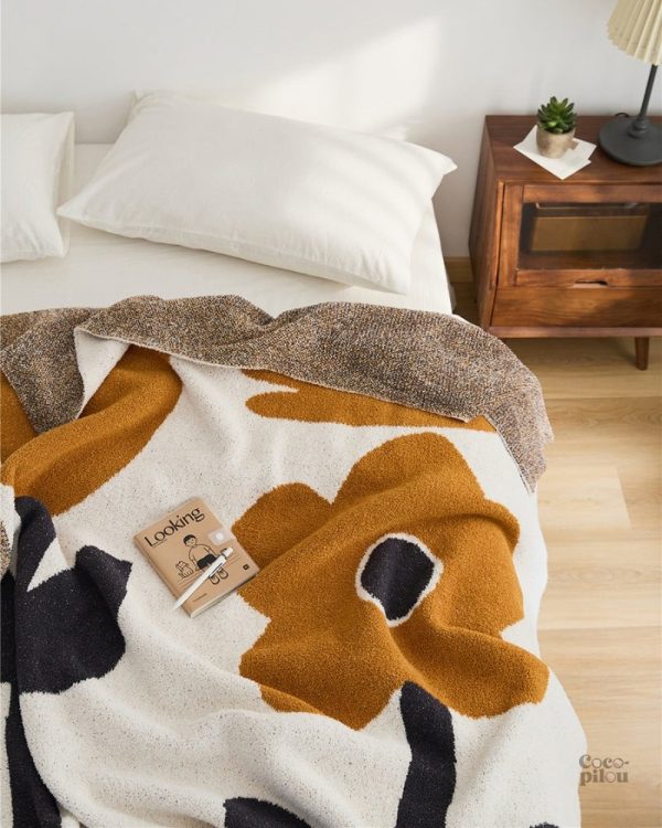 Plaid moelleux en fausse fourrure pour les soirées