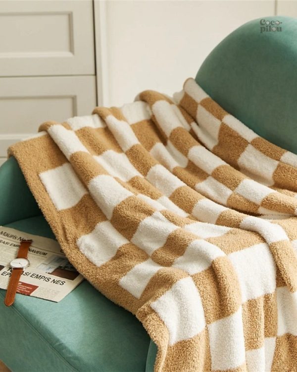 Plaid Pilou Pilou en molleton chaud