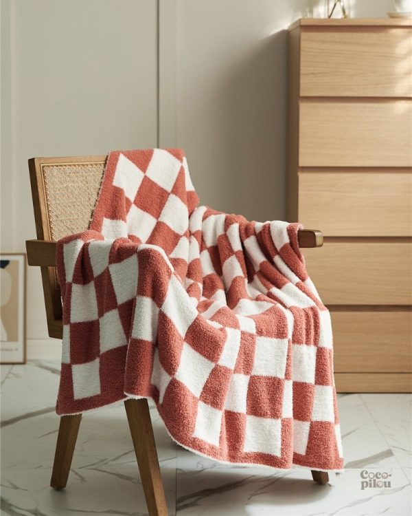 Plaid en molleton avec texture agréable
