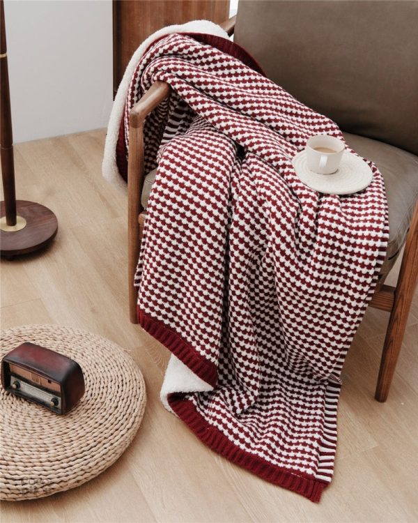 Plaid Pilou Pilou confortable en matière peluche