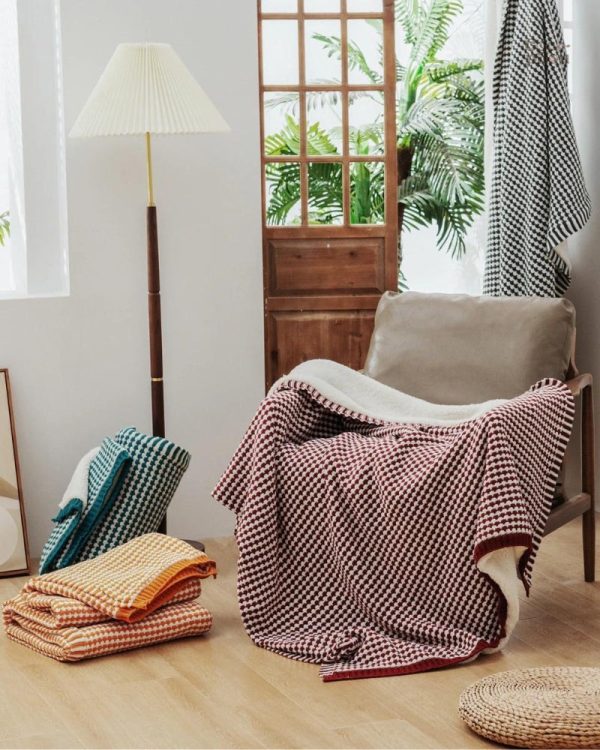 Plaid en peluche agréable pour un moment de détente