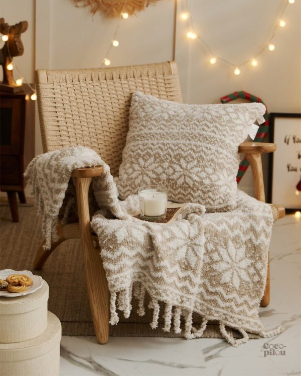 Plaid Pilou Pilou en tissu ultra moelleux