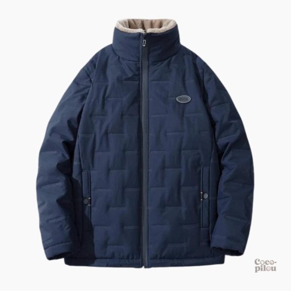 Doudoune fourrure homme confortable et chaude