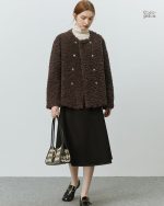 Veste duveteuse pour un look décontracté