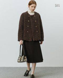 Veste duveteuse pour un look décontracté