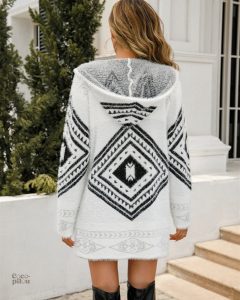 Gilet doux et long pour femme, idéal pour se réchauffer