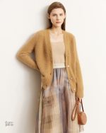 Gilet mouton femme avec poches pratiques