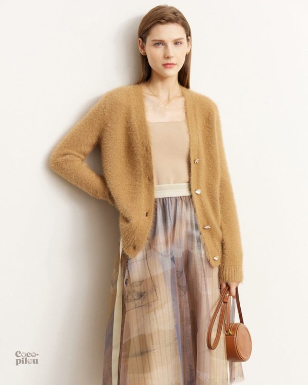 Gilet mouton femme avec poches pratiques