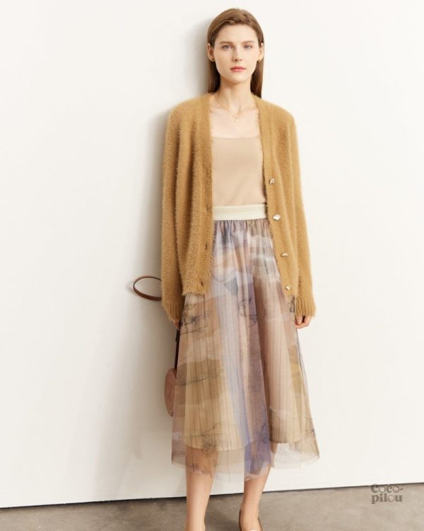 Veste confortable en fausse fourrure pour femme