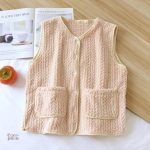 Gilet pyjama rose Pilou Pilou pour femme