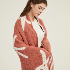Plaid polaire chaleureux pour les soirées cocooning