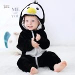 Grenouillère bébé hiver confortable et douce en pilou pilou