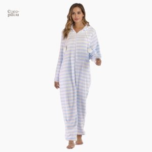 Grenouillère femme douce et chaude pour soirées cocooning