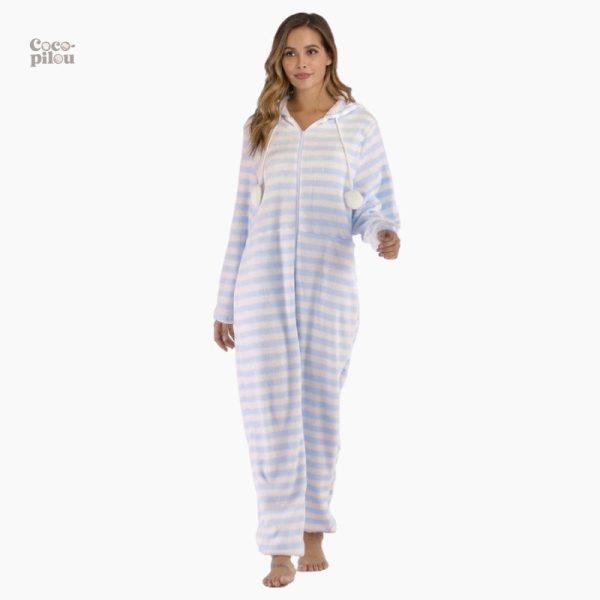 Grenouillère femme douce et chaude pour soirées cocooning