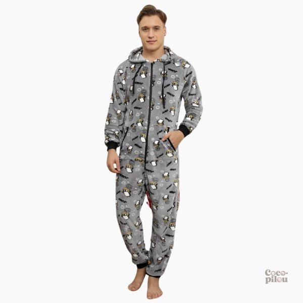 Grenouillère polaire homme confortable et douce