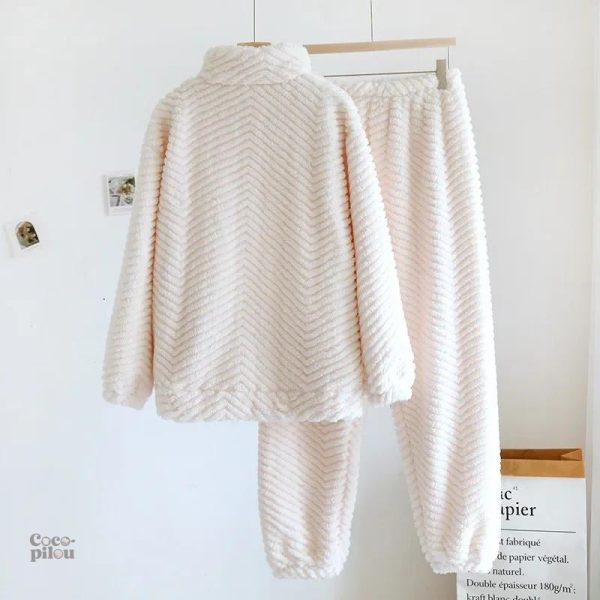 Pyjama femme Pilou Pilou, idéal pour les nuits d'hiver douillettes