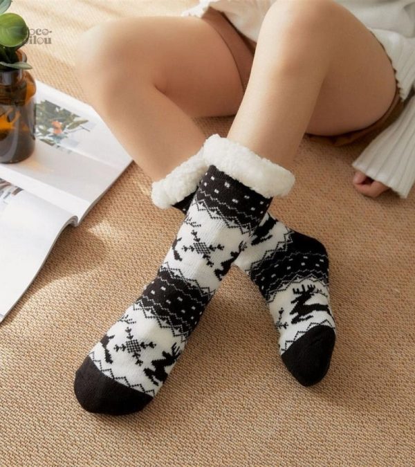 grosse-chaussette-cocooning-1 Chaussettes cocooning Pilou Pilou pour femme