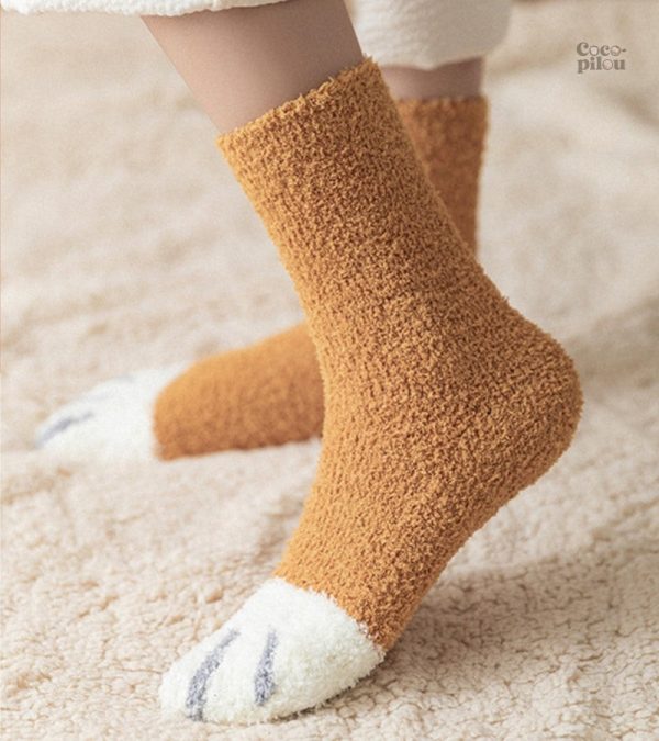 Chaussette en laine douce et confortable pour l'hiver