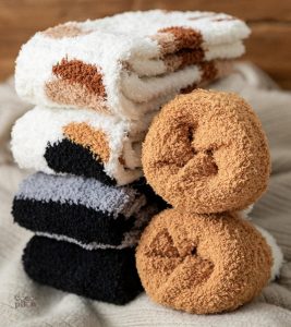 Modèle Pilou Pilou, chaussette chaude pour femme