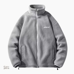 Grosse polaire homme confortable pour l'hiver, style Pilou Pilou