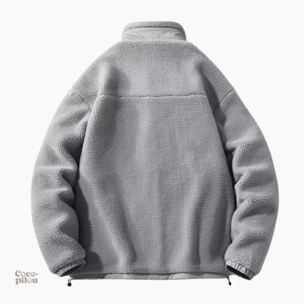 Veste polaire homme douce et chaude, idéale pour les journées froides