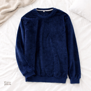 Haut de pyjama homme Pilou bleu marine
