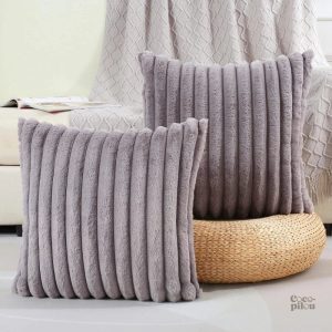 Housse de coussin hiver Pilou Pilou douce et confortable