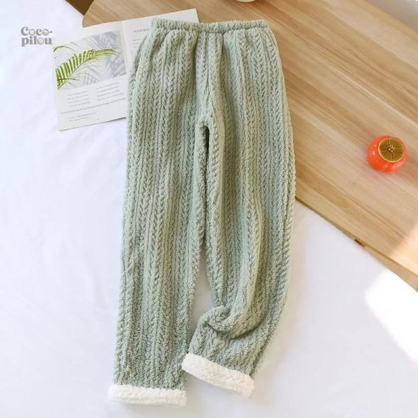 Jogging pyjama vert Pilou Pilou pour femme