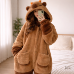 Kigurumi ours : vêtement amusant et cosy pour femme