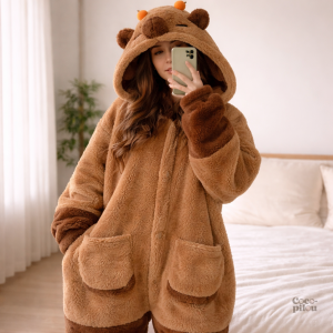 Kigurumi ours : vêtement amusant et cosy pour femme