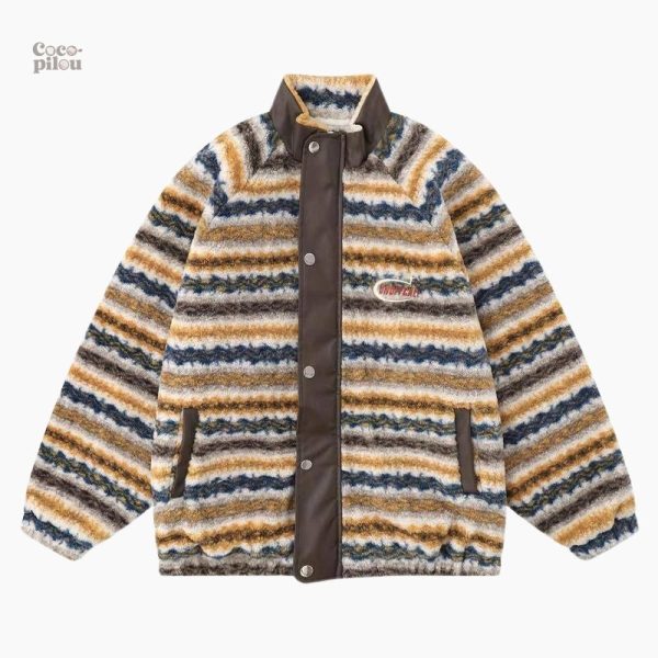 Manteau ethnique femme Pilou Pilou en tissu doux et confortable