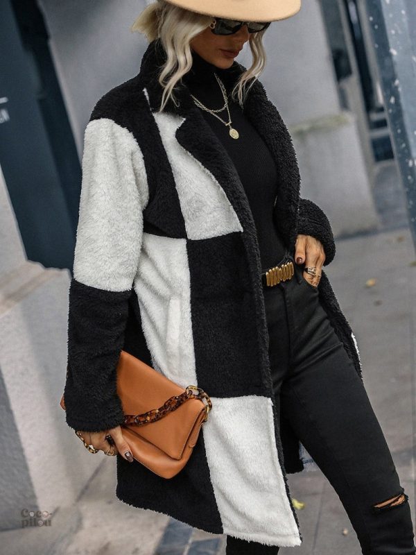 Manteau femme en molleton, idéal pour l'hiver
