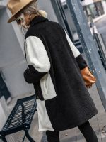 Manteau chaud en molleton, confort et élégance féminine