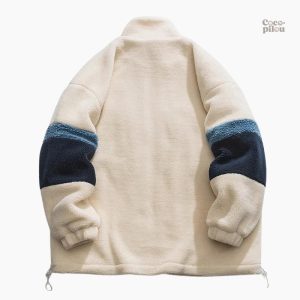 Manteau Pilou Pilou en laine, idéal pour l'hiver et les sorties décontractées