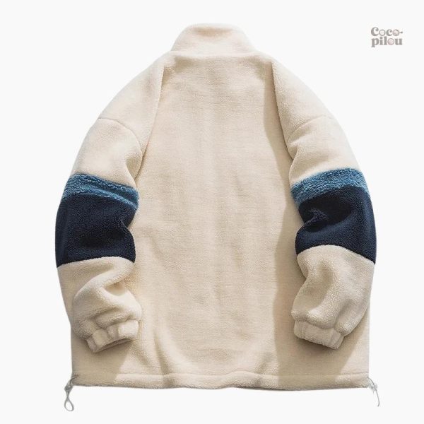Manteau Pilou Pilou en laine, idéal pour l'hiver et les sorties décontractées