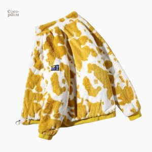 Veste femme en moumoute, style Pilou Pilou tendance et cosy