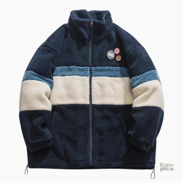 Manteau oversize homme Pilou Pilou en tissu doux