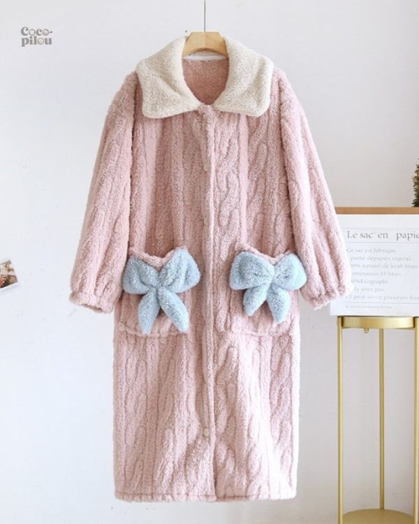 Manteau peignoir femme Pilou Pilou doux et confortable
