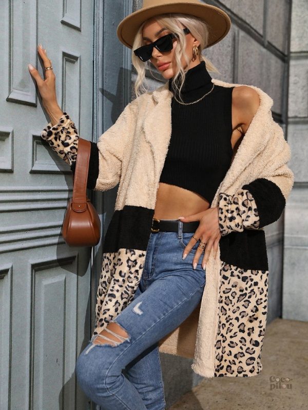 Manteau en peluche idéal pour l'hiver