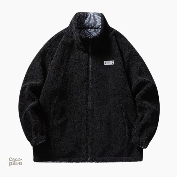 Manteau peluche femme doux et confortable en pilou pilou