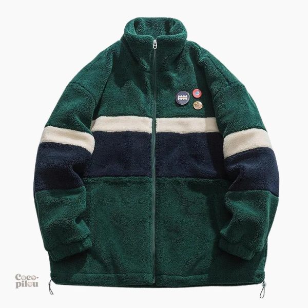 Manteau polaire homme confortable et chaud