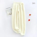 Pantalon pyjama femme en flanelle doux et confortable