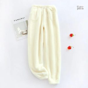 Pantalon pyjama femme en flanelle doux et confortable