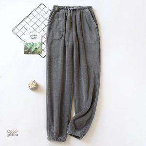 Pyjama homme en flanelle, idéal pour les nuits d'hiver